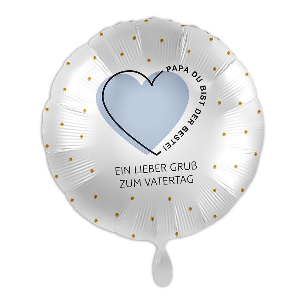 "Papa Du bist der Beste", Vatertag, runder Heliumballon Ø 34 cm "Papa Du bist der Beste", Vatertag, runder Heliumballon Ø 34 cm von Luftballon-Markt GmbH