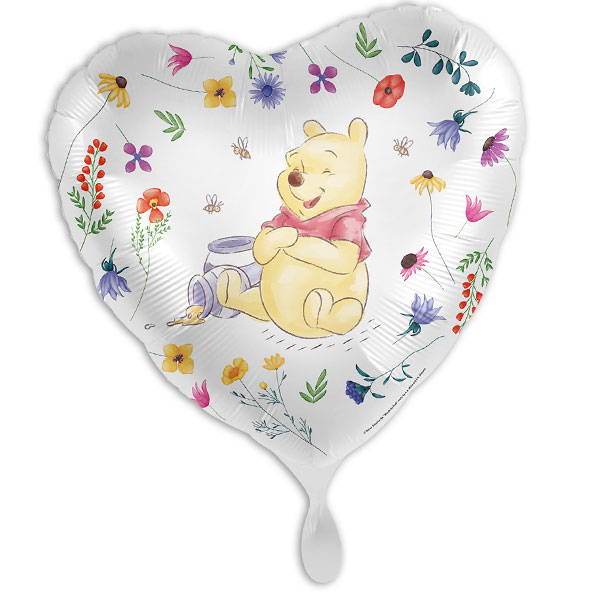 Winnie Pooh Folienballon in Herzform, 35cm x 33cm Winnie Pooh Folienballon in Herzform, 35cm x 33cm von Luftballon-Markt GmbH