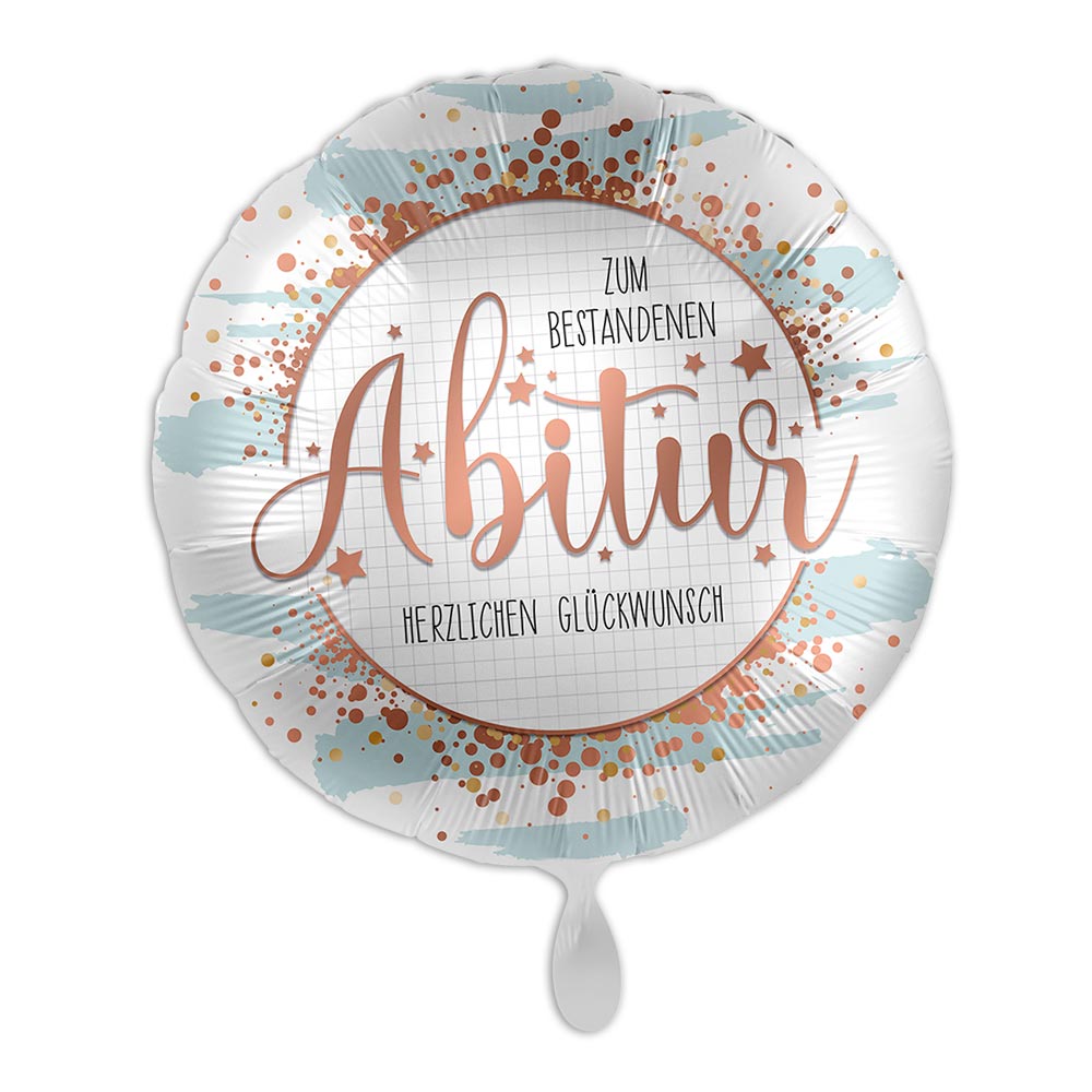 "Zum bestandenen Abitur", Folienballon rund Ø 34 cm "Zum bestandenen Abitur", Folienballon rund Ø 34 cm von Luftballon-Markt GmbH