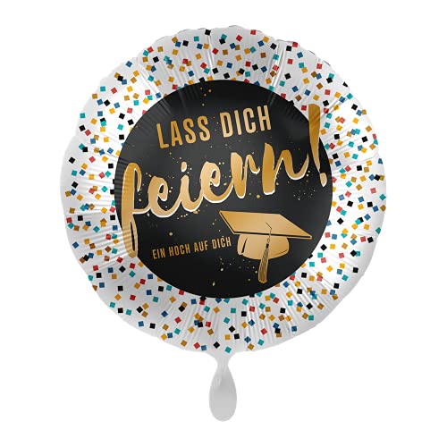 1 Folienballon Prüfung bestanden Lass Dich feiern Ein Hoch auf Dich rund bunt 43 cm Ballongas geeignet 1 Folienballon Prüfung bestanden Lass Dich feiern Ein Hoch auf Dich rund bunt 43 cm Ballongas geeignet von Luftballonmarkt