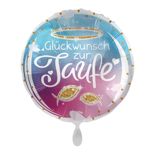 1 Folienballon Taufe Glückwunsch zut Taufe rund bunt ca 45 cm ungefüllt Ballongas geeignet 1 Folienballon Taufe Glückwunsch zut Taufe rund bunt ca 45 cm ungefüllt Ballongas geeignet von Luftballonmarkt