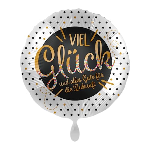 1 Folienballon Viel Glück und alles Gute für die Zukunft ca 43 cm ungefüllt Ballongas geeignet 1 Folienballon Viel Glück und alles Gute für die Zukunft ca 43 cm ungefüllt Ballongas geeignet von Luftballonmarkt