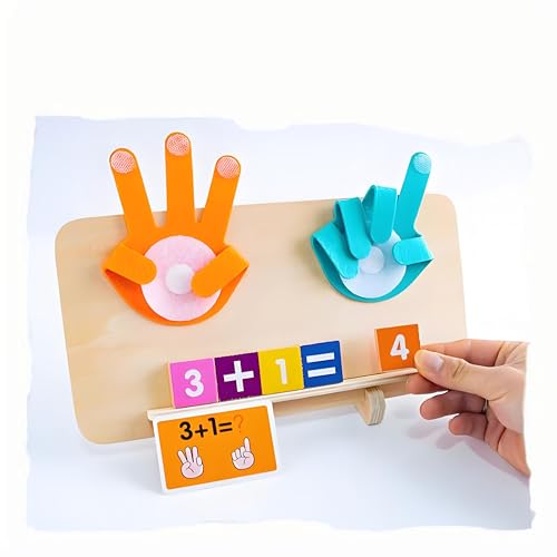 Bildungsspiel für Vorschulkinder (2-4 Jahre): Handhabbares mathematisches Material mit Bildungswert, Zählwürfel sowie das Spiel selbst von Luiittirys