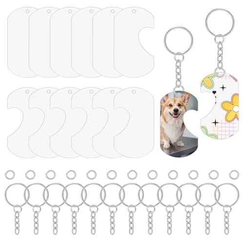 Zylindrische Blanko-Schlüsselanhänger für Vinyl, 6 Paare, Herz-Acryl-Rohlinge, Großpackung mit Schlüsselanhängerringen und Biegeringen, transparente Ornamentscheiben für Cricut-Bastelarbeiten, Vinyl Zylindrische Blanko-Schlüsselanhänger für Vinyl, 6 Paare, Herz-Acryl-Rohlinge, Großpackung mit Schlüsselanhängerringen und Biegeringen, transparente Ornamentscheiben für Cricut-Bastelarbeiten, Vinyl von Lukiisoo
