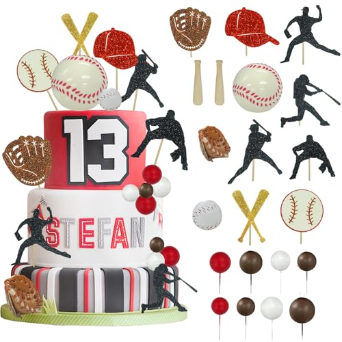 Lukinuo Baseball Kuchen Dekorationen Baseball Thema Kuchen Topper Sport Kuchen Topper Dekoration für Männer Junge Baseball Sport Thema Baby Dusche Kinder Geburtstag Party Lukinuo Baseball Kuchen Dekorationen Baseball Thema Kuchen Topper Sport Kuchen Topper Dekoration für Männer Junge Baseball Sport Thema Baby Dusche Kinder Geburtstag Party von Lukinuo