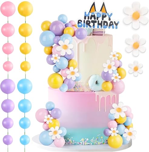 Lukinuo Boho Kuchen Topper 63 Pcs Hippie Thema Kuchen Dekorationen Groovy Kuchen Topper Daisy Kuchen Topper Blaue Hund Kuchen Toppers Pastell Ball Kuchen Dekorationen für Hochzeit Party Supplies Lukinuo Boho Kuchen Topper 63 Pcs Hippie Thema Kuchen Dekorationen Groovy Kuchen Topper Daisy Kuchen Topper Blaue Hund Kuchen Toppers Pastell Ball Kuchen Dekorationen für Hochzeit Party Supplies von Lukinuo