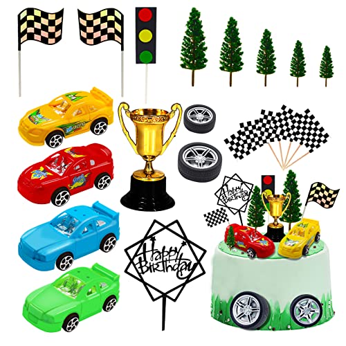 Lukinuo Racing Car Cake Decorations 38pcs Racing Car Cake Topper Geburtstag Kuchen Dekoration für Boy's Kids Racing Car Theme Geburtstag Zubehör Party Favors Lukinuo Racing Car Cake Decorations 38pcs Racing Car Cake Topper Geburtstag Kuchen Dekoration für Boy's Kids Racing Car Theme Geburtstag Zubehör Party Favors von Lukinuo