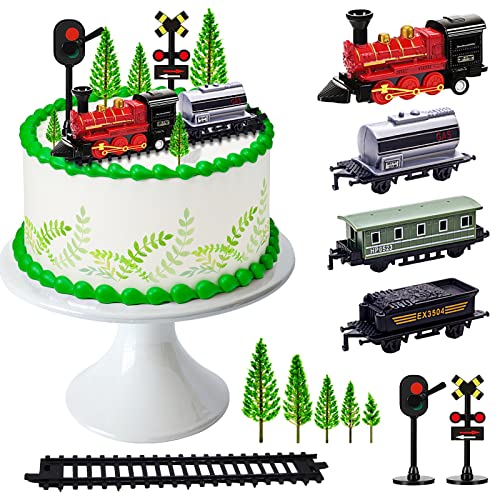 Lukinuo Zug Kuchen Toppers 13pcs Zug Kuchen Dekorationen Mini Zug Spielzeug Verkehr Spur Eisenbahn Lichter Kuchen Topper Dekorationen für Jungen Kinder Dampfzug Thema Geburtstag Party Supplies Lukinuo Zug Kuchen Toppers 13pcs Zug Kuchen Dekorationen Mini Zug Spielzeug Verkehr Spur Eisenbahn Lichter Kuchen Topper Dekorationen für Jungen Kinder Dampfzug Thema Geburtstag Party Supplies von Lukinuo