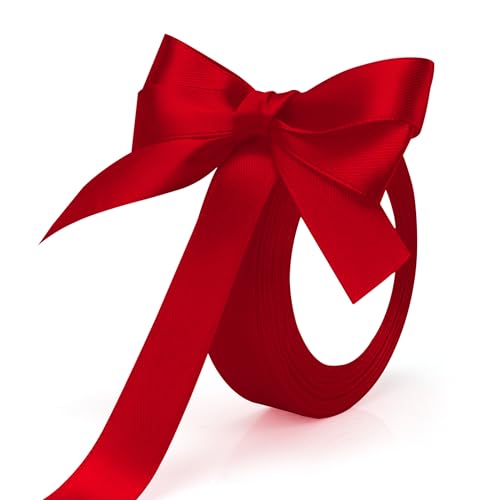 Luktastic Satinband Rot, 20mm breit, 22m lang, Hochzeitsdeko, Geschenkband, Schleifenband, Polyester-Satin, Rot Luktastic Satinband Rot, 20mm breit, 22m lang, Hochzeitsdeko, Geschenkband, Schleifenband, Polyester-Satin, Rot von Luktastic