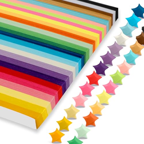 Origami Papier,Origamipapier,Bascetta Stern Papier,Origami Sterne Papierstreifen Paket,Origami Sterne Papier,Papierstreifen Star,Papierstreifen Star Paper Strips,Origami Paper,27 Farben 1350 Stück Origami Papier,Origamipapier,Bascetta Stern Papier,Origami Sterne Papierstreifen Paket,Origami Sterne Papier,Papierstreifen Star,Papierstreifen Star Paper Strips,Origami Paper,27 Farben 1350 Stück von Luktastic