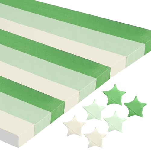 Origami Papier,Origamipapier,Bascetta Stern Papier,Origami Sterne Papierstreifen Paket,Origami Sterne Papier,Papierstreifen Star,Sterne,Papierstreifen Star Paper Strips,Origami Paper,Grün 1620 Stück Origami Papier,Origamipapier,Bascetta Stern Papier,Origami Sterne Papierstreifen Paket,Origami Sterne Papier,Papierstreifen Star,Sterne,Papierstreifen Star Paper Strips,Origami Paper,Grün 1620 Stück von Luktastic
