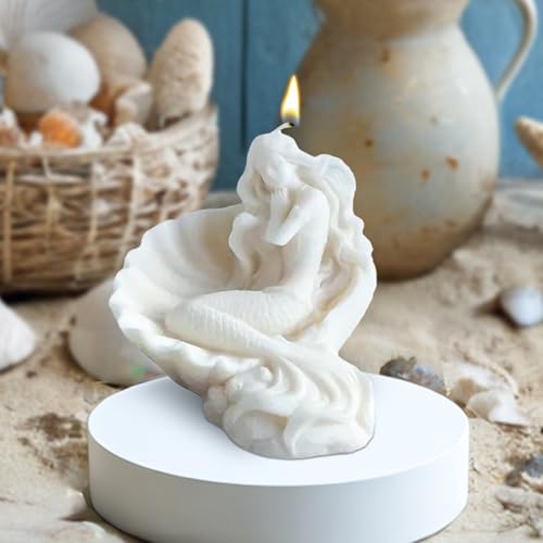 1PC Silikon Kerzengießform, 3D Meerjungfrau Form, Kerzenform Zum Gießen, Kerzen Formen Silikon, Silikonformen Für Gip, Für Handwerk Ornamente, Duftkerze, Handgemachte Seife, Silikonharz-Form 1PC Silikon Kerzengießform, 3D Meerjungfrau Form, Kerzenform Zum Gießen, Kerzen Formen Silikon, Silikonformen Für Gip, Für Handwerk Ornamente, Duftkerze, Handgemachte Seife, Silikonharz-Form von Lulullaby