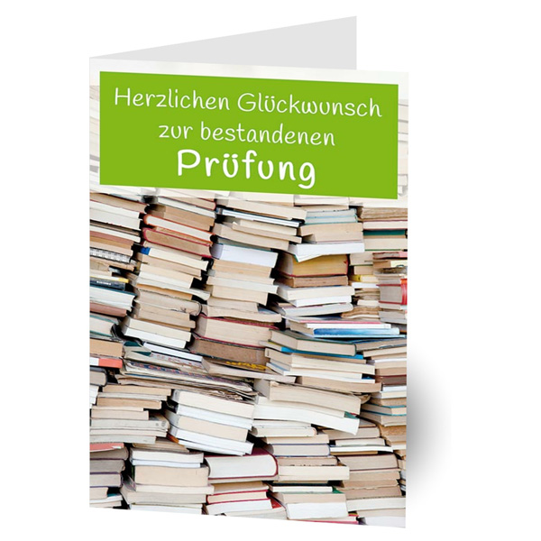 "Herzlichen Glückwunsch zur bestandenen Prüfung" Karte inkl. Umschlag "Herzlichen Glückwunsch zur bestandenen Prüfung" Karte inkl. Umschlag von Luma