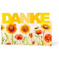 LUMA Dankeskarte Danke bunt von Luma