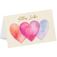 LUMA Geburtstagskarte Alles Liebe DIN B6, 1 St. von Luma