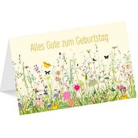 LUMA Geburtstagskarte Blumenwiese DIN B6, 1 St. von Luma