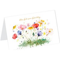LUMA Geburtstagskarte Blumenwiese DIN B6 von Luma