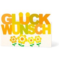 LUMA Geburtstagskarte Glückwunsch bunt von Luma