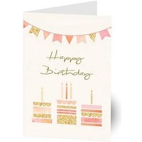 LUMA Geburtstagskarte Happy Birthday DIN B6, 1 St. von Luma