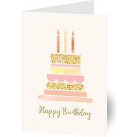 LUMA Geburtstagskarte Torte DIN B6, 1 St. von Luma