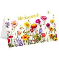 LUMA Glückwunschkarte Blumenwiese LU 2906 DIN A6, 1 St. von Luma