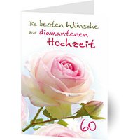 LUMA Glückwunschkarte Rose DIN B6 LUMA Glückwunschkarte Rose DIN B6 von Luma