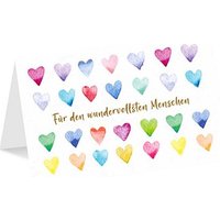 LUMA Grußkarte Für den wundervollsten Menschen DIN B6, 1 St. von Luma