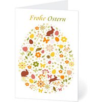 LUMA Grußkarten Ostern Ei LU889 DIN B6, 1 St. von Luma