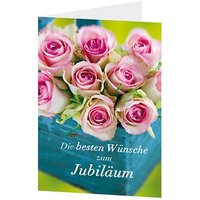 LUMA Jubiläumskarte Rosenstrauß DIN B6 von Luma