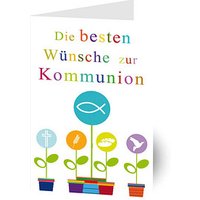 LUMA Kommunionkarte Fisch LU824 DIN B6, 1 St. von Luma