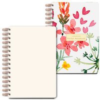 LUMA Notizbuch Pocket Flower ca. DIN A5 blanko, mehrfarbig Hardcover 100 Seiten von Luma