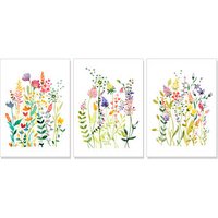 LUMA Poster-Set Wildblumen, Karton von Luma