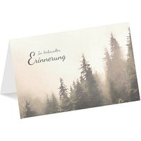 LUMA Trauerkarte Nebelwald DIN B6 LUMA Trauerkarte Nebelwald DIN B6 von Luma