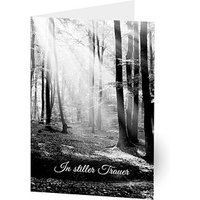 LUMA Trauerkarte Wald im Licht DIN B6 von Luma