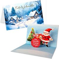 LUMA Weihnachtskarte Frohe Weihnachten bunt von Luma