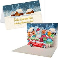 LUMA Weihnachtskarte Frohe Weihnachten bunt von Luma