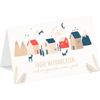 LUMA Weihnachtskarte Häuser DIN B6 von Luma