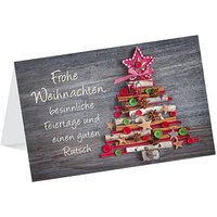 LUMA Weihnachtskarte Knopfbaum DIN B6 LUMA Weihnachtskarte Knopfbaum DIN B6 von Luma