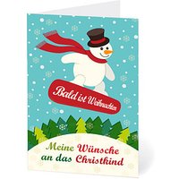 LUMA Weihnachtskarte Wünsche an das Christkind DIN B6 von Luma