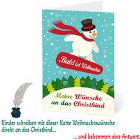 LUMA Weihnachtskarte Wünsche an das Christkind DIN B6 von Luma