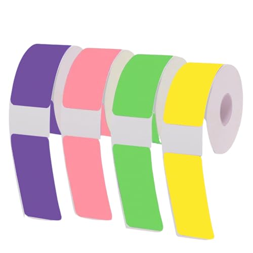 Lumi Zenva Etikettenband-Ersatz, adaptiertes Etikettendruckpapier, 12 x 40 mm, Mehrzweck-Etikettierband, für MARKLIFE P11/P12/P15, für VRETTI HP3/HP4 160 Bänder/Rolle, 4 Rollen Lumi Zenva Etikettenband-Ersatz, adaptiertes Etikettendruckpapier, 12 x 40 mm, Mehrzweck-Etikettierband, für MARKLIFE P11/P12/P15, für VRETTI HP3/HP4 160 Bänder/Rolle, 4 Rollen von Lumi Zenva