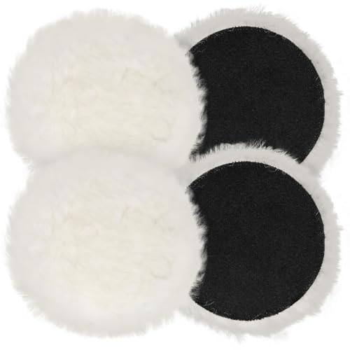 Lumi Zenva Polieraufsatz Kompatibel mit Bosch Exzenterschleifer, BESPOTCL 4pcs 125mm Lammwolle Polierscheiben für Lackpolitur und Autopflege mit Klettverschluss für Hochglanzfinish Lumi Zenva Polieraufsatz Kompatibel mit Bosch Exzenterschleifer, BESPOTCL 4pcs 125mm Lammwolle Polierscheiben für Lackpolitur und Autopflege mit Klettverschluss für Hochglanzfinish von Lumi Zenva
