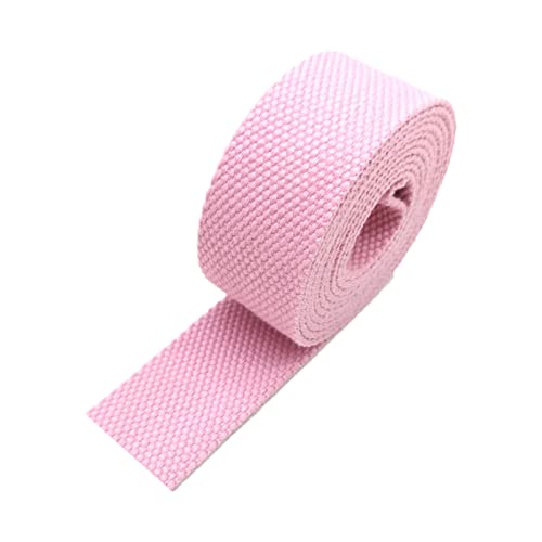 LuminaCreek 20 mm, 25 mm, 38 mm, 50 mm, Polstergurte aus Baumwoll-Canvas(Pink,20mm x 5Yards) von LuminaCreek