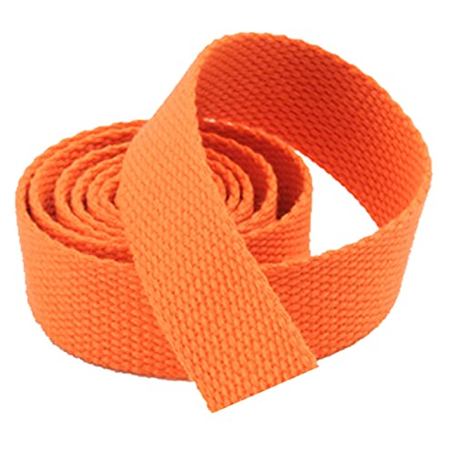 LuminaCreek 20 mm, 25 mm, 38 mm, 50 mm breites Baumwollgurtband, 10 Yards/Lot(Orange,38 MM) von LuminaCreek