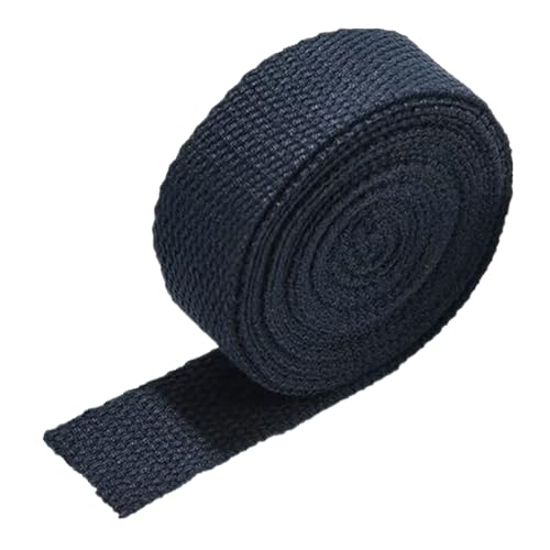 LuminaCreek 38MM, Baumwollgurtband for Taschengurt, Taschengriffe, Tragetaschengurtband, Herstellung von Outdoor-Zubehör, dick 1,3 mm(Dark Blue,10 Yard) von LuminaCreek