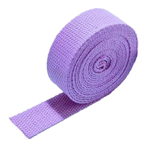 LuminaCreek 38MM, Baumwollgurtband for Taschengurt, Taschengriffe, Tragetaschengurtband, Herstellung von Outdoor-Zubehör, dick 1,3 mm(Purple,20 Yard) von LuminaCreek