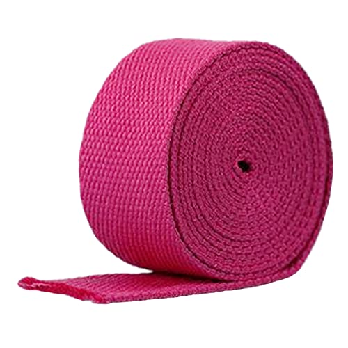 LuminaCreek Baumwolle for Taschengriffe, Umreifungsbänder, 50 mm x 5, 10, 20 Yards(Rose Red,50mm x 10Yards) von LuminaCreek