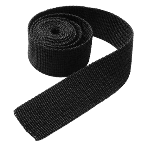 LuminaCreek Leichte PP-Gurte aus Polypropylen for Taschen, Nähen, DIY-Zubehör, 10 Yards/Los(Black,20 MM) von LuminaCreek