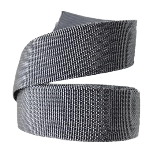 LuminaCreek Leichte PP-Gurte aus Polypropylen for Taschen, Nähen, DIY-Zubehör, 10 Yards/Los(Darkgrey,25 MM) von LuminaCreek