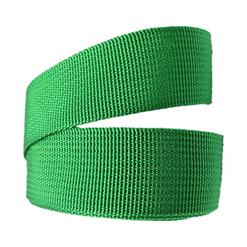 LuminaCreek Leichte PP-Gurte aus Polypropylen for Taschen, Nähen, DIY-Zubehör, 10 Yards/Los(Green,25 MM) von LuminaCreek